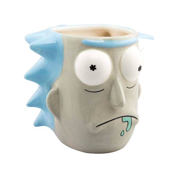 Taza 3D Rick Face