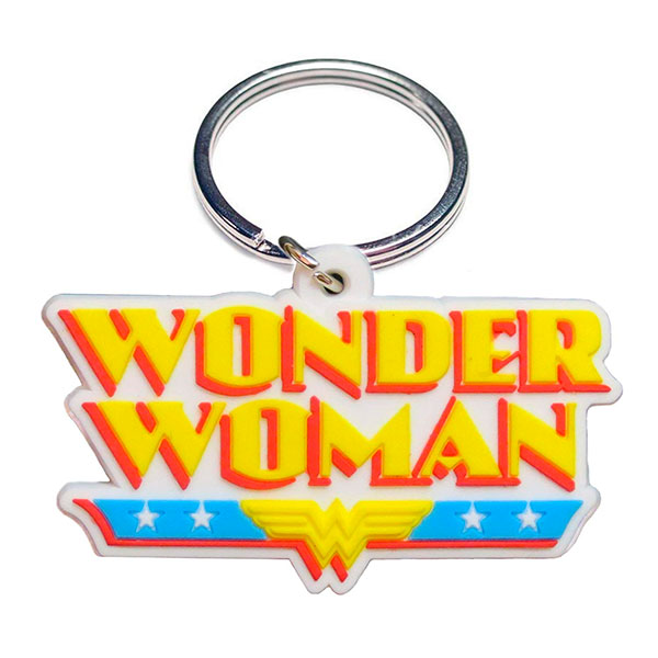 Llavero de Caucho Wonder Woman Logo