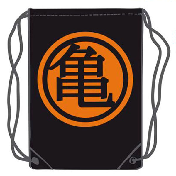 Bolsa Dragonball Negra Logo Naranja