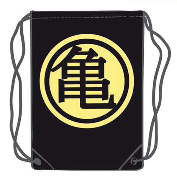Bolsa Dragonball Negra Logo Amarillo