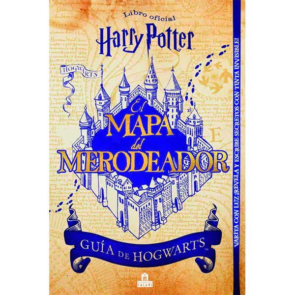 Harry Potter Mapa del Merodeador (libro y varita)