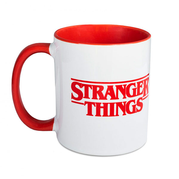 Taza Stranger Things Logo Interior Rojo