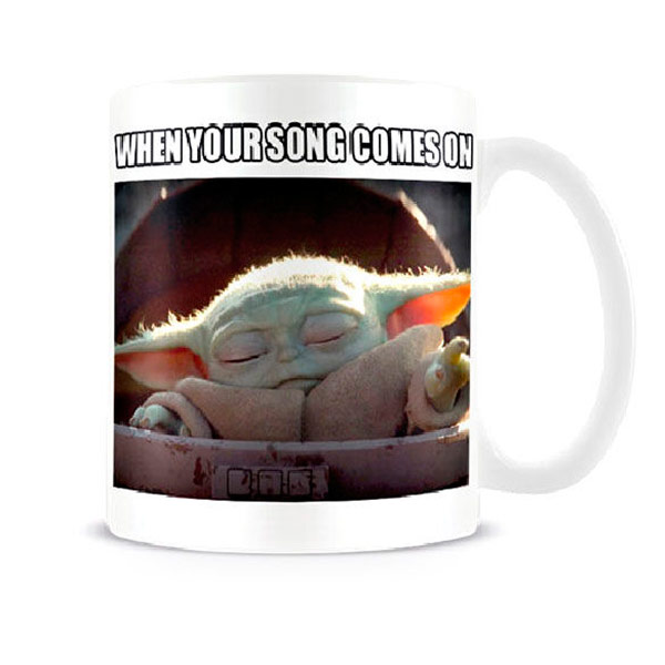 Taza Mandalorian Baby Yoda Meme