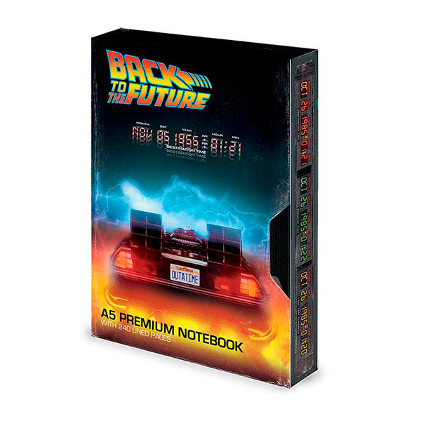 Libreta A5 Premium Regreso al Futuro VHS 