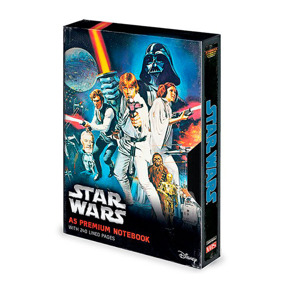 Libreta A5 Premium Star Wars VHS 