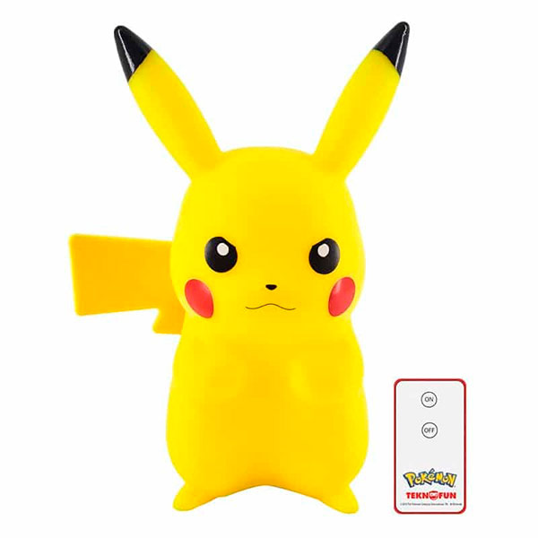Lámpara Led 3D Pikachu 25cm