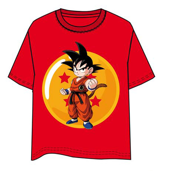 Camiseta Niño DragonBall Goku Roja