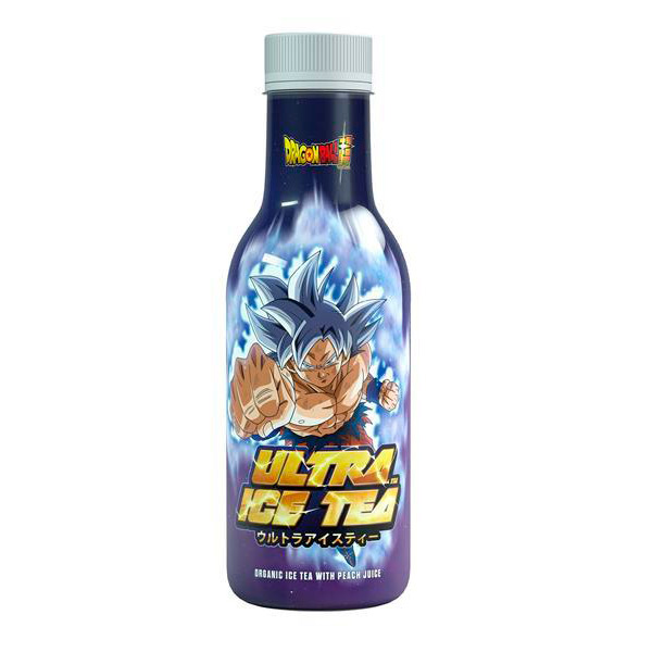 Bebida DragonBall Goku Ultra Ice Tea con Zumo de Melocotón