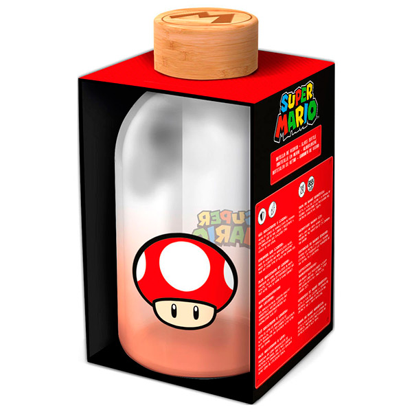 Botella de cristal Super Mario Bros 620ml