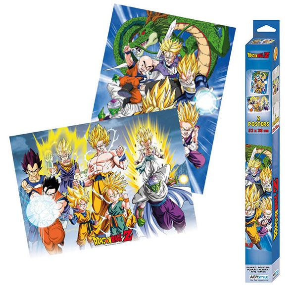 Set Dos Pósters DragonBall Groups 52x38