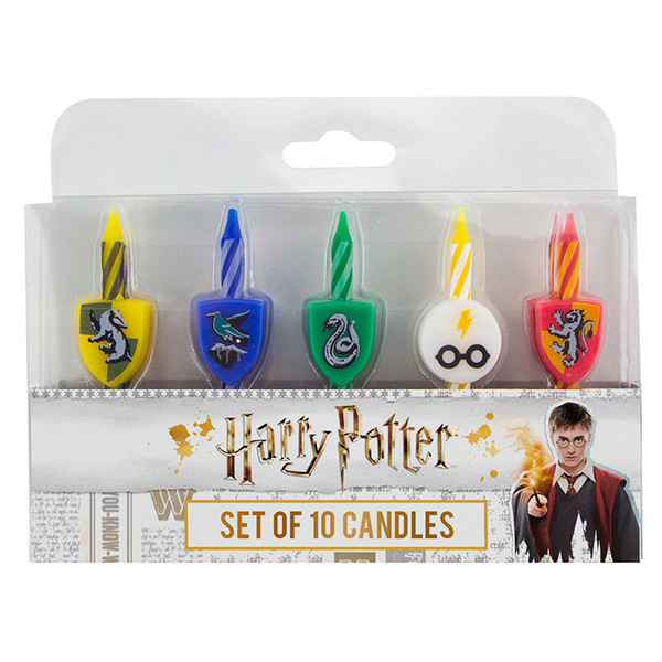 Pack 10 Velas de Cumpleaños Harry Potter