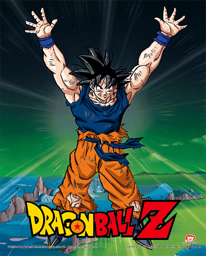 Póster 3D DragonBall Goku Power Levels Increased