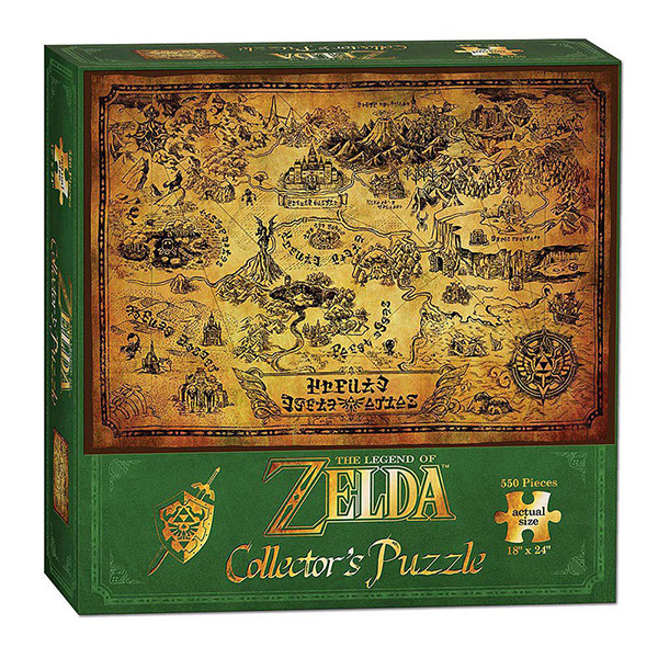 Puzzle Zelda Hyrule Map  550pz