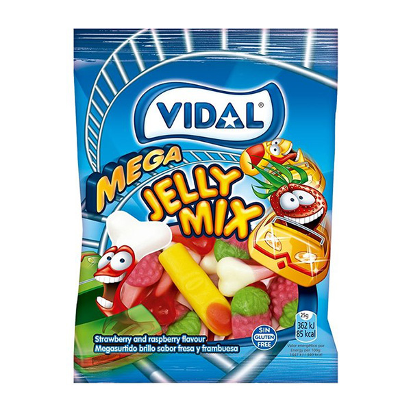 Vidal - Mega Jelly Mix (Sin Gluten)