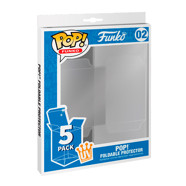 Pack 5 Cajas Plegables Transparentes para Funko Pop