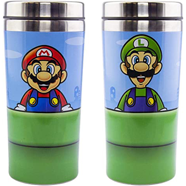 Taza de Viaje Mario/Luigi