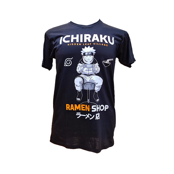 Camiseta Naruto Ramen Shop Negra