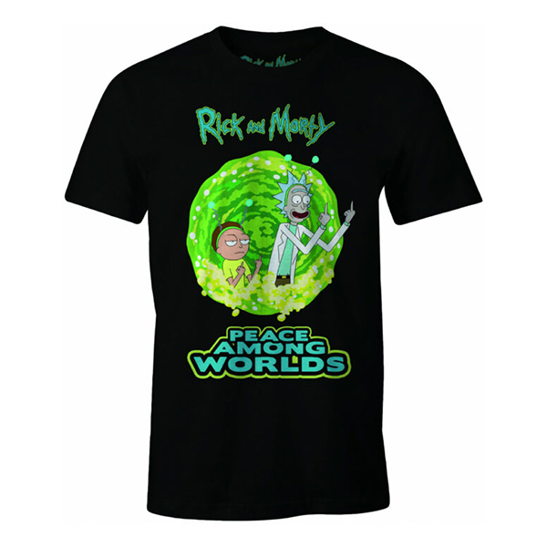 Camiseta Rick y Morty Peace Among Worlds
