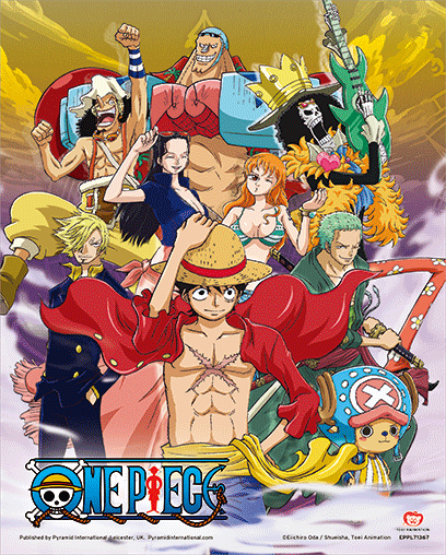 Póster 3D One Piece Straw Hat Crew Victory