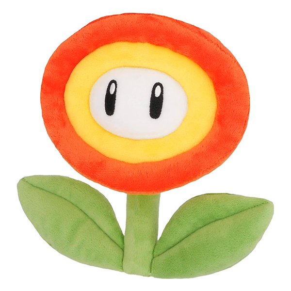 Peluche Super Mario Fire Flower 18cm
