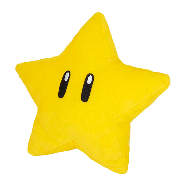 Peluche Super Mario Super Star 18cm