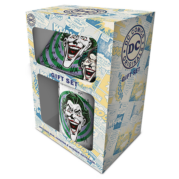 Caja Regalo The Joker (Posavasos+llavero+taza)