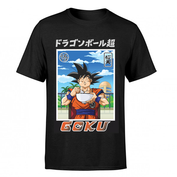 Camiseta Niño Goku Comiendo Ramen 