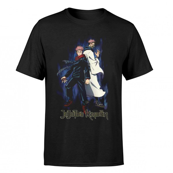 Camiseta Jujutsu Itadori vs Sukuna