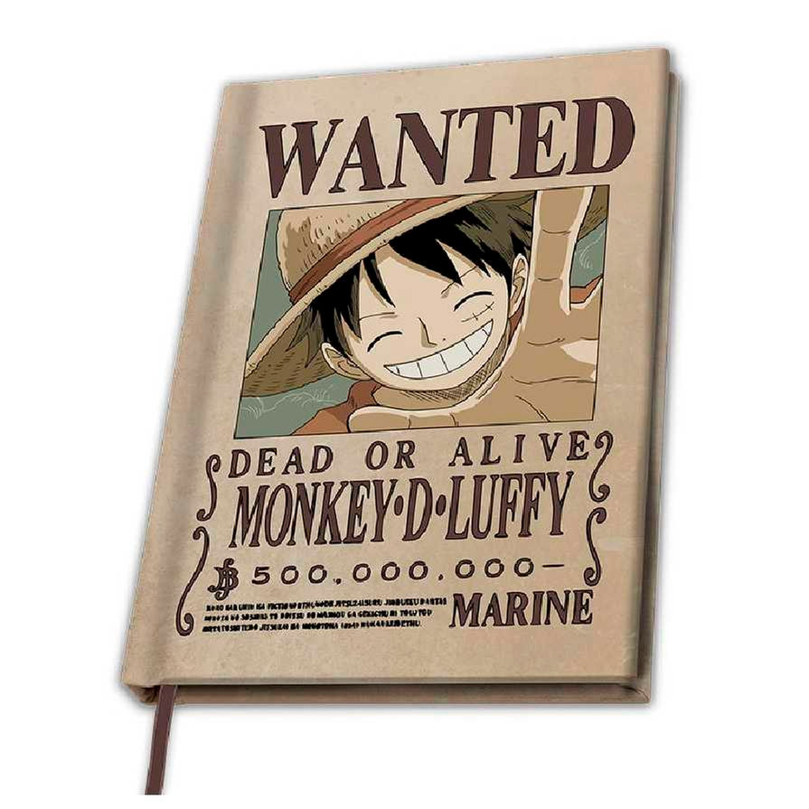 Libreta A5 One Piece Wanted
