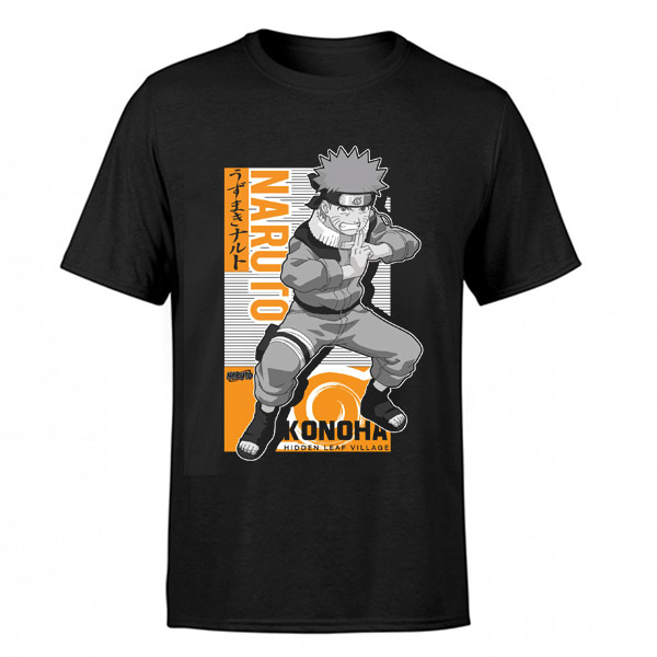 Camiseta de Niño Naruto Hidden Leaf Village