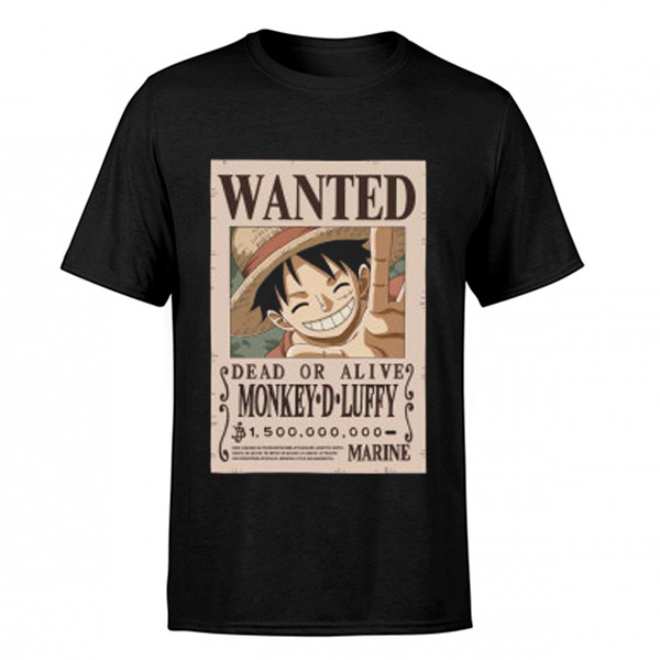 Camiseta Luffy Wanted
