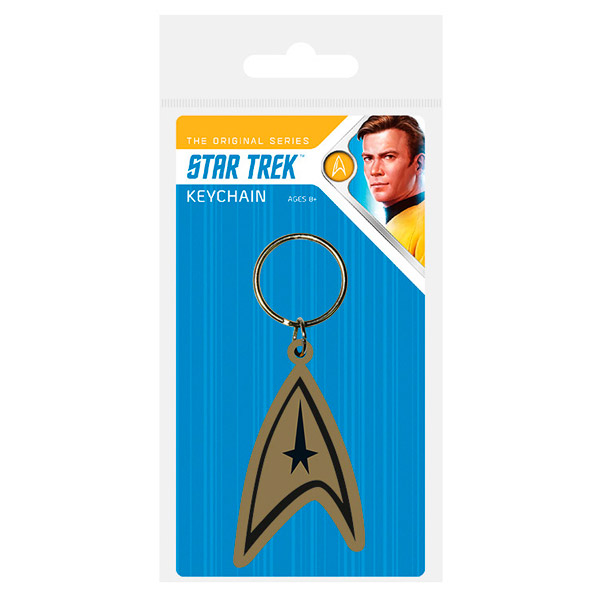 Llavero de Caucho Emblema Star Trek