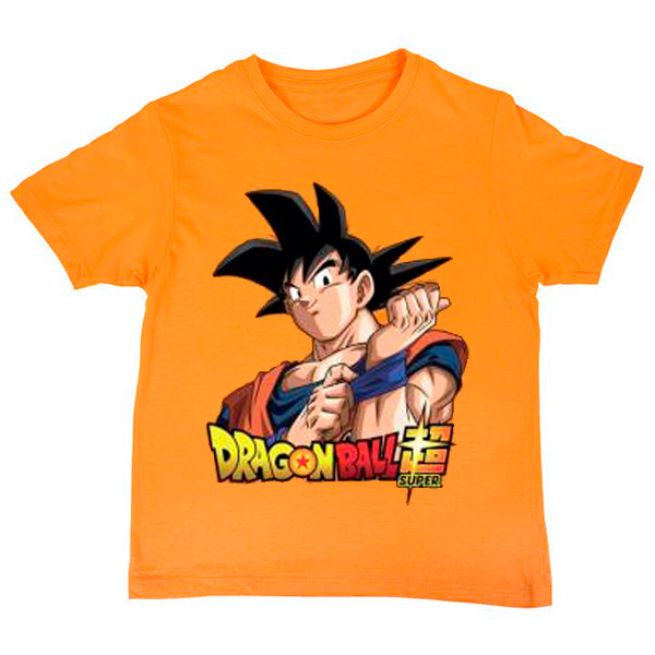 Camiseta Niño Naranja Goku Dragonball Super