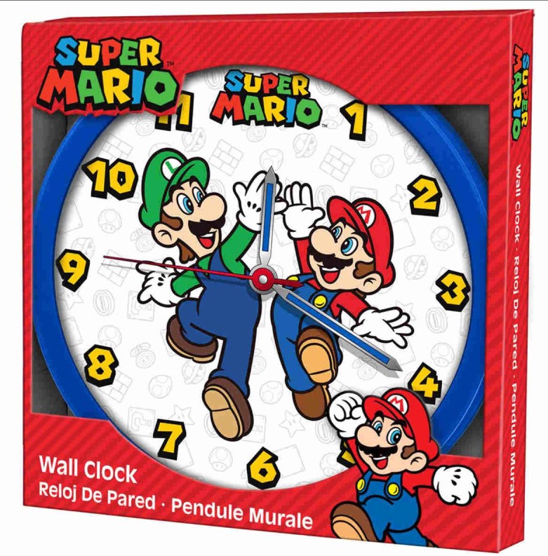 Reloj de Pared Super Mario