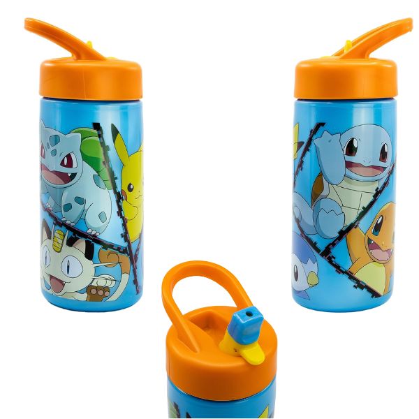 Botella de Plastico con Pitorro Pokemon