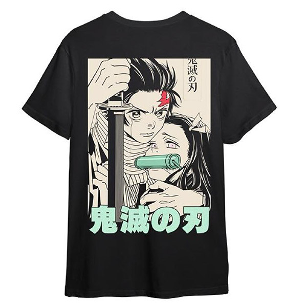 Camiseta Tanjiro y Nezuko Made in Japan