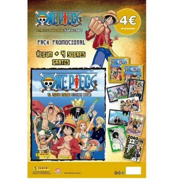 Álbum de Sobres One Piece+4 Sobres