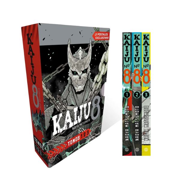 Kaiju Nº8 Pack Inicio de 3 Tomos 